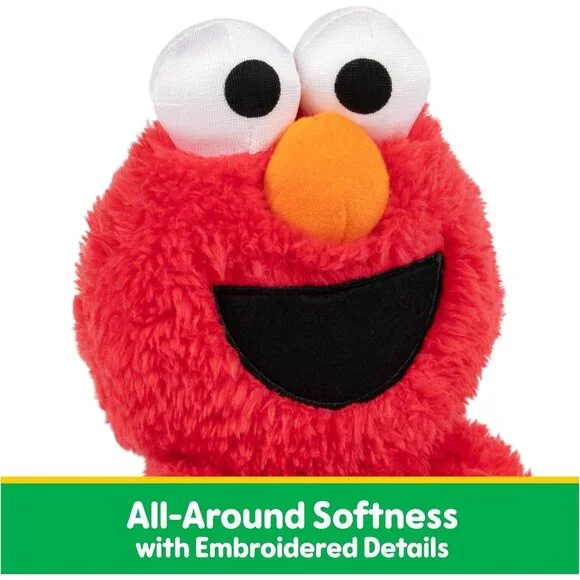 Sesame Street Elmo Take Along Buddy Plush Premium Red Toy for Ages 1 and Up - Picture 6 of 9